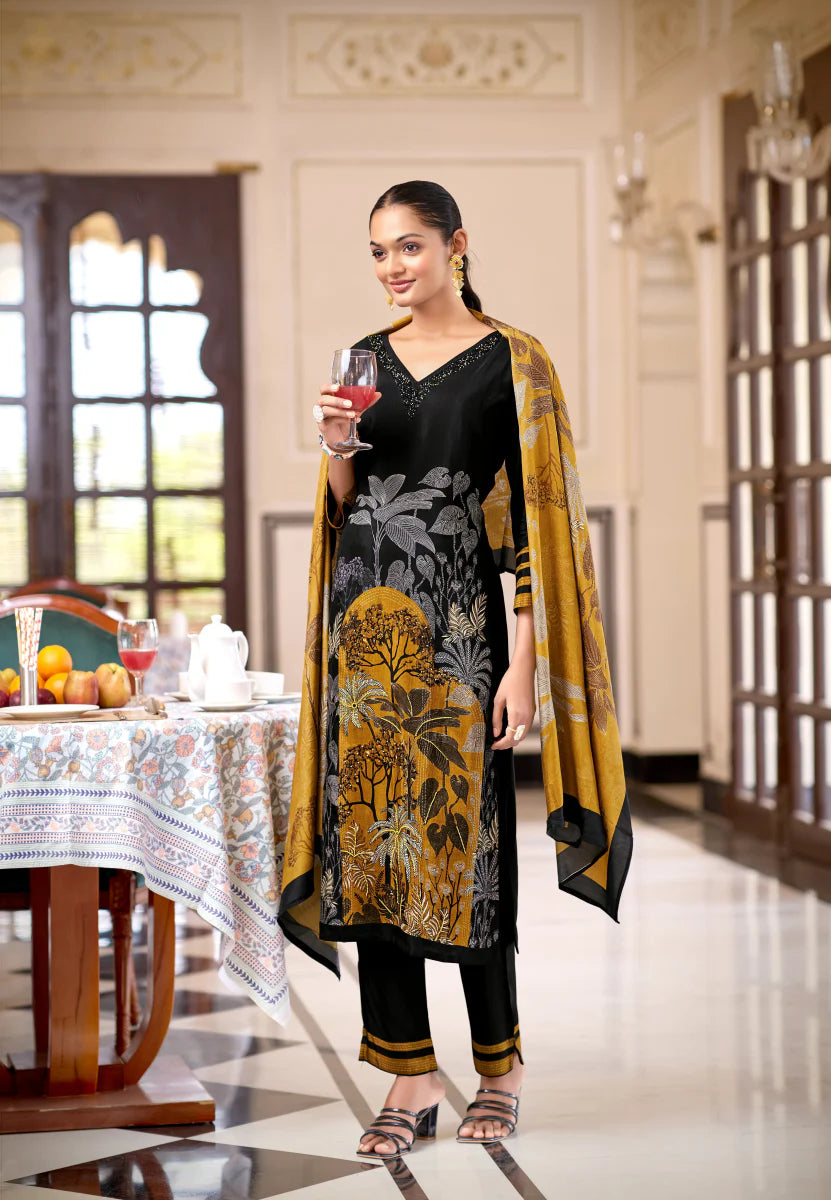 BLACK MUSTARD SUITS
