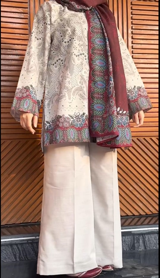 Navya  Printed Crepe Set