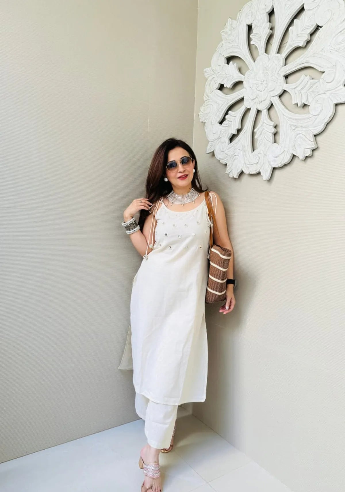 Premium Cotton Slub Co-ord Set For Women