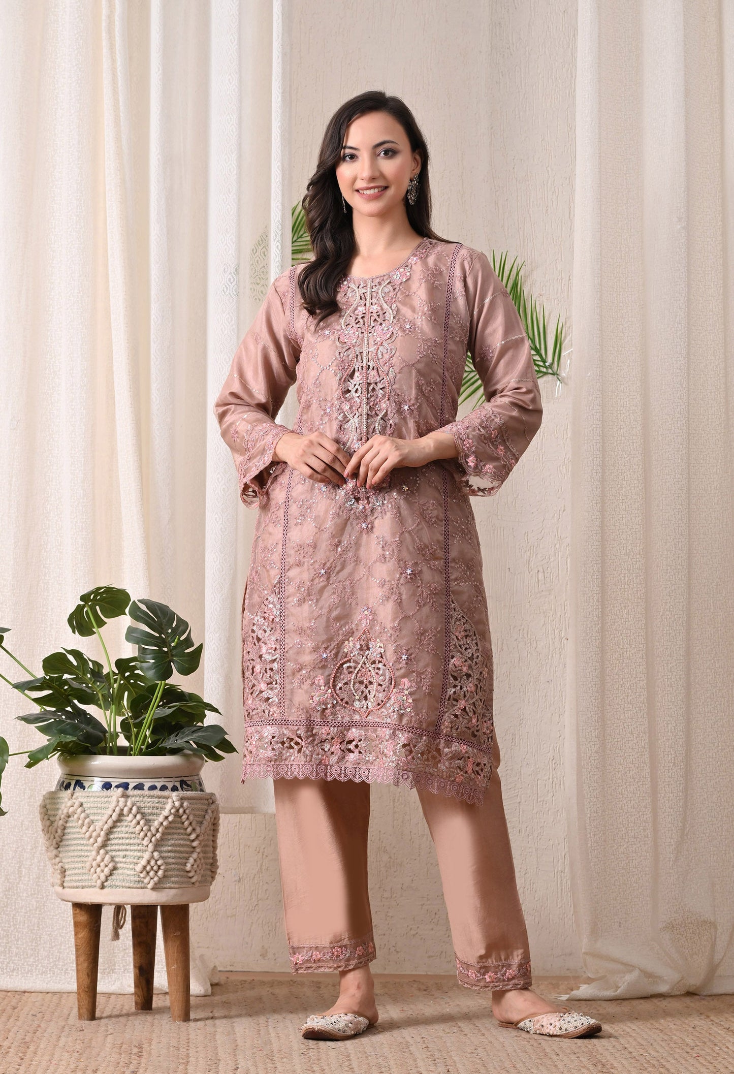Noor-E-Gulnaar - Pure Organza