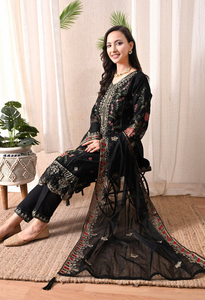 Noor-E-Shab - Pure Organza