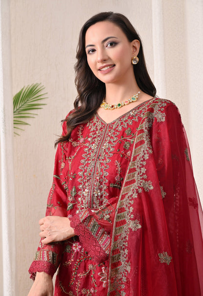 Noor-E-Shab - Pure Organza