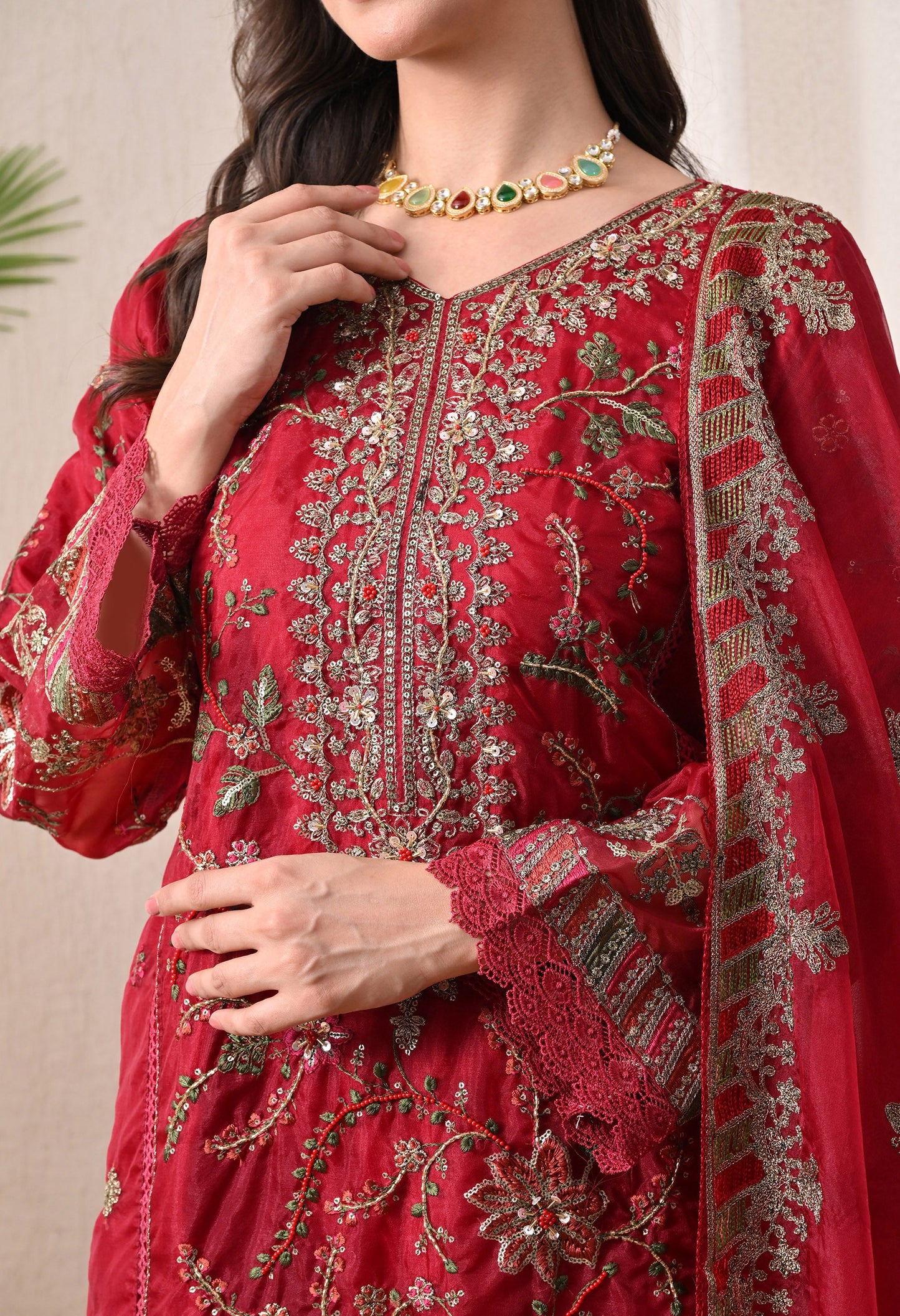 Noor-E-Shab - Pure Organza