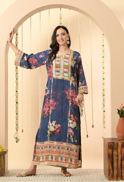 Naksh-o-Nigaar Dress - Pure Crepe