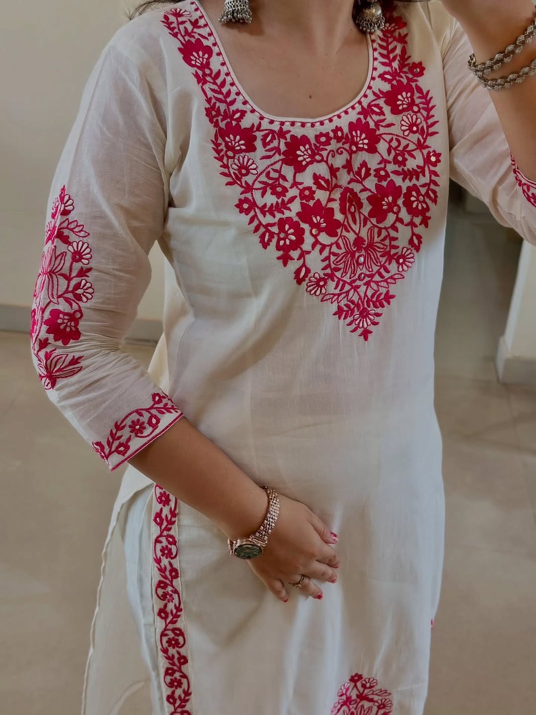 Elegant Heavy Embroidery Suit with Dupatta