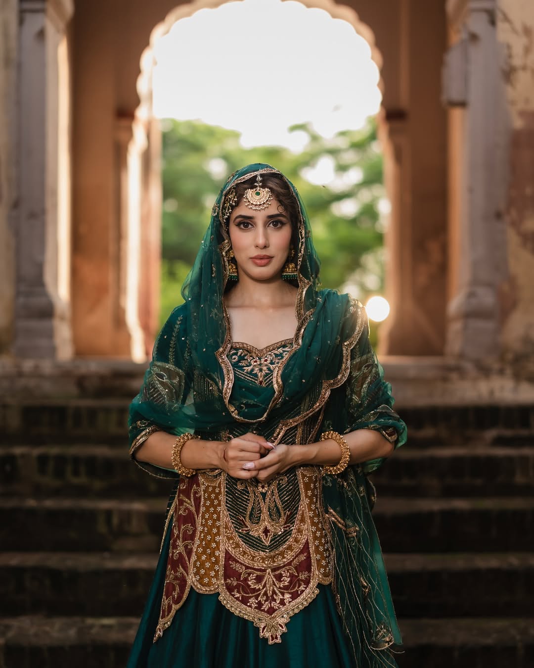 Party Wear Crepe Silk Lehenga with Organza Dupatta