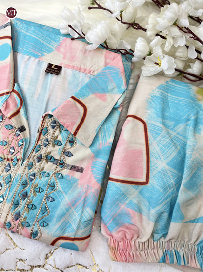 Label Mishwa Featuring beautiful Heavy Co-ord Set