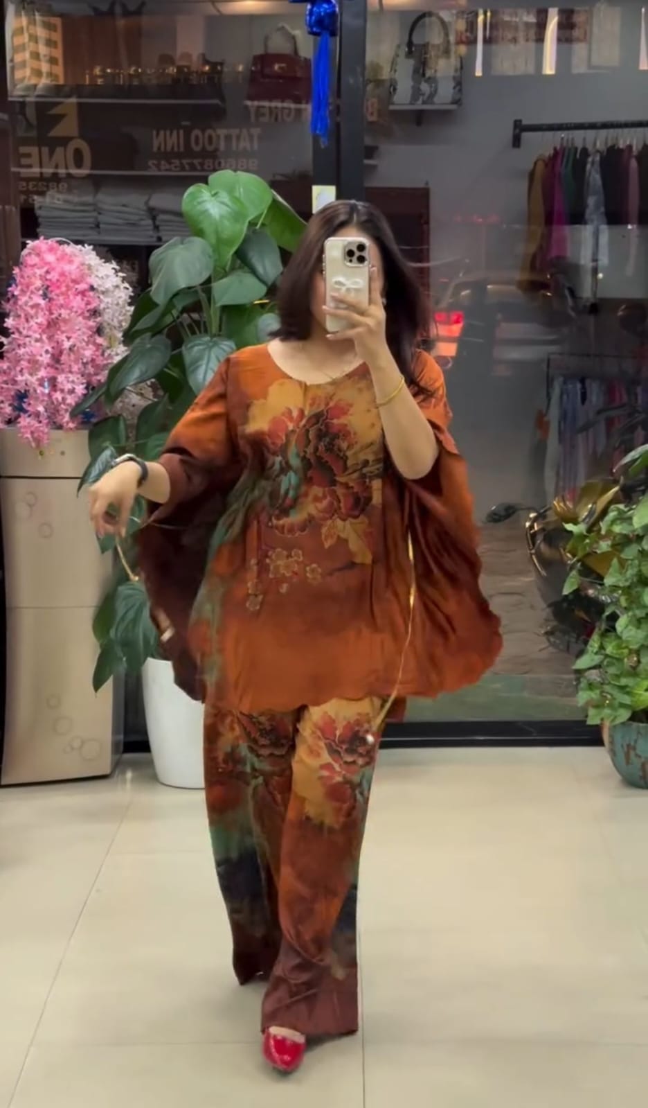 Wrinkle Tissue Dress Co-Ord Set New Launch 2pc set