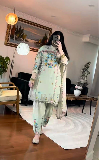 Premium Chinnon Silk Party Wear Collection
