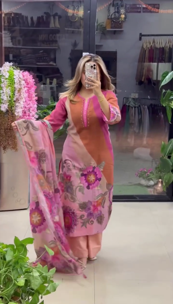 Floral Heavy Wedding Kurta Set