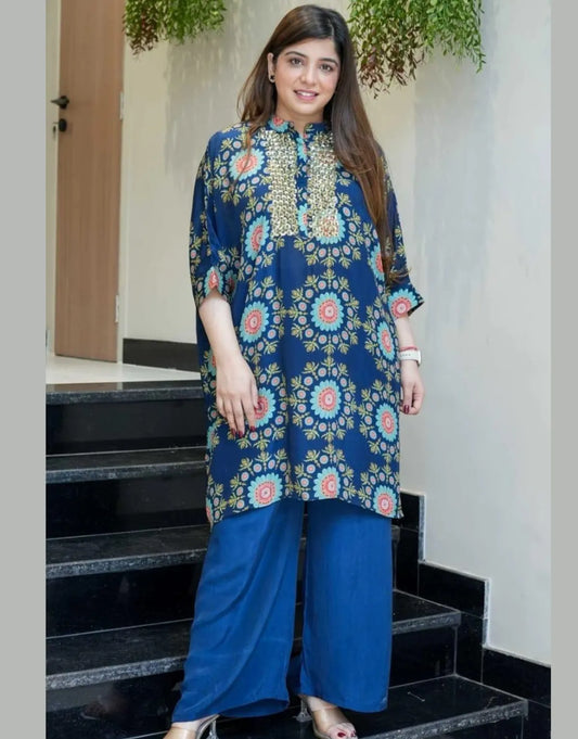 Anvi"s Kaftan Style Coord Set