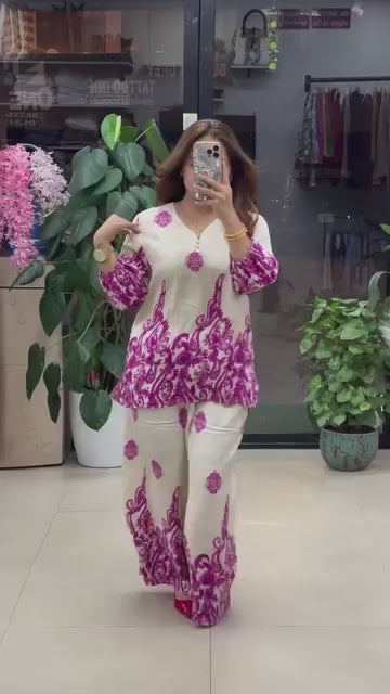 Women Stylish Printed Co-ord Set